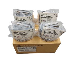 Kappa 1.4L Accent Verna Celesta I20 1.4L <span class=keywords><strong>KX</strong></span> Cross G4LC Standard 0.5 23410-03AA0 2304103401 Kit de piston segment de piston - Product Image 3