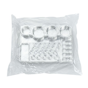Bandeja de tinta para tatuajes al por mayor, 24 unidades, soporte para cartuchos y agujas, paleta de colores, bandeja de plástico desechable, bandeja de limpieza para estudio de tatuajes - Product Image 1