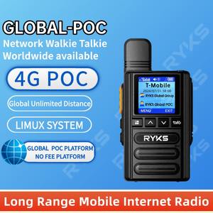 Walkkies Talkies 4G Walkie Talkie 5000Km Radio de dos vías Set inalámbrico al aire libre No para Zello Baofeng Uv 5R Quansheng - Product Image 3
