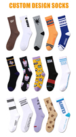 Chaussettes de sport de football Chaussettes de compression bleu vert pour hommes et femmes