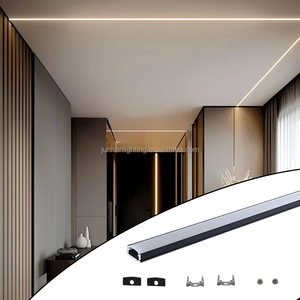 1707bw12p bán buôn bề mặt PC khuếch tán màu bạc ép đùn <span class=keywords><strong>LED</strong></span> Nhôm hồ sơ cho <span class=keywords><strong>LED</strong></span> tuyến tính ánh sáng nhà ở trang trí - Product Image 2