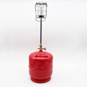 Lampe à gaz de camping, longueur 35 cm, corps en métal avec abat-jour en verre pour usage extérieur - Product Image 3