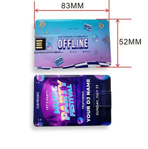 Clé USB de type carte de visite à double interface, logo personnalisé, 4 Go, 8 Go, 16 Go, carte bancaire USB C, clé USB pour téléphones portables - Product Image 2