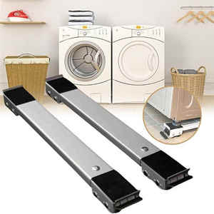 Adjustable Modern Furniture Moving Roller <b>Wheels</b> <b>Washing</b> <b>Machine</b> Stand Fridge Refrigerator Base Locking <b>Wheel</b> - Product Image 5