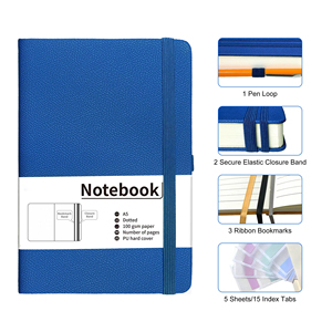 A5 Lined Journal 360 Pages PU Cover Premium 100Gsm Paper <strong>College</strong> <strong>Ruled</strong> Daily Writing <strong>Notebook</strong> for Men &amp; Women School Office Use - Product Image 2