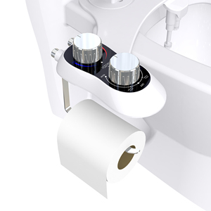 Bidé no eléctrico de presión de agua ajustable con boquilla doble de autolimpieza Bidé de pulverización de lavado femenino <span class=keywords><strong>frontal</strong></span> - Product Image 1