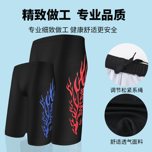 Bañadores de hombre de secado rápido, cintura media, poliéster, pantalones cortos de playa, talla grande para adultos, a la moda, anti-embarrasamiento, para aguas termales - Product Image 5