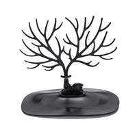 Présentoir créatif en plastique en forme de bois de cerf pour colliers, boucles d'oreilles, bracelets et bijoux – Support de rangement suspendu