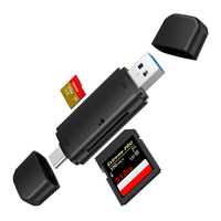 Adaptador USB C OTG de Alta Calidad OEM ODM USB 3.0 Todo en 1 Lector de Tarjetas de Memoria Tipo C para Computadora