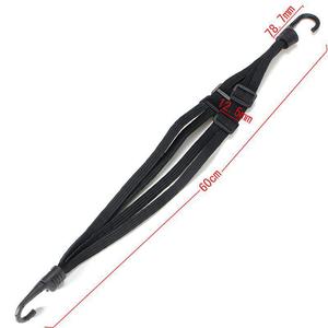 สายรัดยางยืดแบบทั่วไป 60 ซม. สำหรับหมวกกันน็อคมอเตอร์ไซค์ ปรับความตึงของกระเป๋าเดินทางได้ - Product Image 1