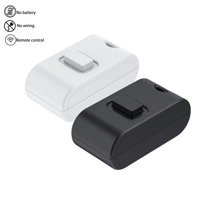 FOB Series Mini Portable Wall Switch RF433 Wireless Self-Powered Kinetic Smart Home Switch Portable Light Control NO Battery