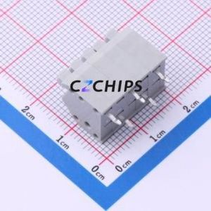 DB250A-3.5-5P-GY Spring Terminal Block Through hole Component (THT),P=3.5mm Connector 1x5P 3.5mm Gray 5P - Product Image 2