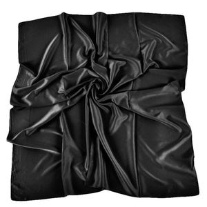 Pañuelo de Seda Personalizado con Logotipo para Mujer, Pañuelo de Satén Estampado para Envolver el Cabello, Accesorio de Moda, Pañuelo Cuadrado de 35 Pulgadas - Product Image 3