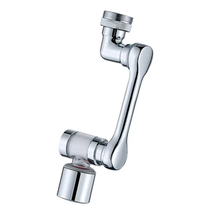 Robinet anti-éclaboussures universel à rotation complète à 1080 degrés cuivre métal laiton avec filtre en coton robinet <span class=keywords><strong>douche</strong></span> accessoires de salle de bain - Product Image 1