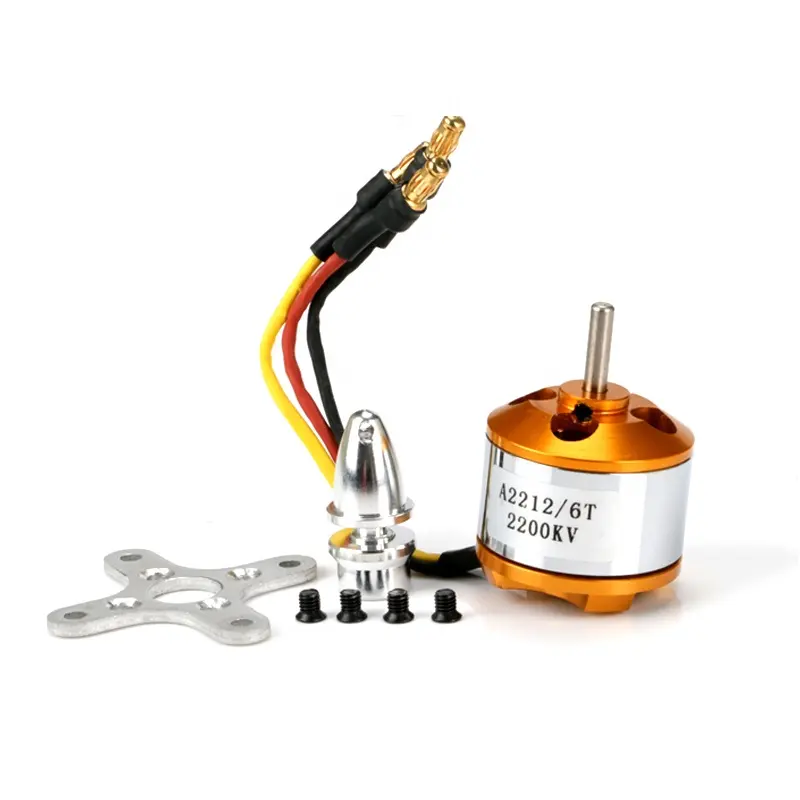 Motor sin escobillas XXD A2212, 2200KV, de alto rendimiento, 12T, para avión teledirigido, M03A