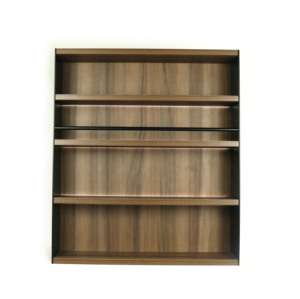 Armoire de cuisine moderne de luxe italienne avec lumière LED Étagère de rangement en MDF Étagère à épices Panneau en bois aluminium - Product Image 2