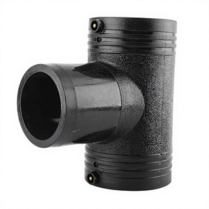 Conexión en T de igual diámetro, HDPE100, superficie lisa, resistente a químicos y a la corrosión, conexión por soldadura, presión 1.6PN, gas natural, HVAC - Product Image 2
