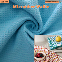 Serviettes de cuisine personnalisées imprimées, serviettes en microfibre vierges, serviettes en toile pour la vente au détail et la distribution en gros