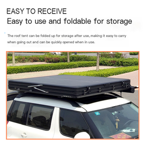 <span class=keywords><strong>Tente</strong></span> de voiture triangulaire en alliage d'aluminium <span class=keywords><strong>pour</strong></span> 2 à 3 personnes SUV en forme de Z, accessoire de camping extérieur à quatre coins <span class=keywords><strong>pour</strong></span> camionnette <span class=keywords><strong>pour</strong></span> PAO Tacoma - Product Image 5