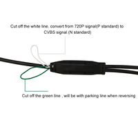 Caméra de voiture extérieure étanche 12V CVBS AHD720P, caméra de recul pour aide au stationnement