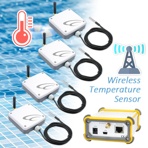 4 ensembles de passerelles de température sans fil, surveillance multipoint de la température des piscines - Product Image 1