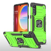 Anillo magnético giratorio de 360 grados para coche, funda armadura para teléfono móvil LG de terciopelo 5G, cubierta trasera a prueba de golpes