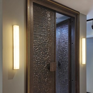 Applique murale extérieure minimaliste moderne à bande longue, lumière chaude, 220V, garantie 5 ans, pour portail de villa, cour, passage - Product Image 4