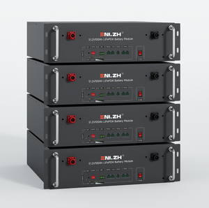 Nouvelle batterie de stockage d'énergie domestique Enlzh 5 kWh 51,2 V 100 Ah au lithium solaire, pack de 4 (20 kWh), modulaire et évolutif facilement - Product Image 5