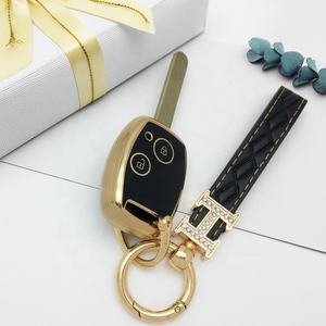 Funda Protectora de TPU con Borde Dorado para Llaves de Auto, 2 y 3 Botones, para Honda Accord, Civic, CR-V, Fit, Odyssey - Product Image 2