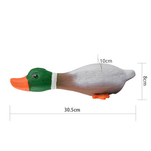 Jouet en <span class=keywords><strong>latex</strong></span> pour chien en forme de canard résistant aux morsures - Product Image 3