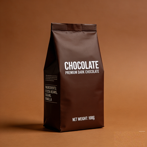 ถุงบรรจุภัณฑ์อาหารแบบตั้งได้ พิมพ์ลายตามสั่ง แบบใช้แล้วทิ้ง ก้นแบน สำหรับซีเรียล กาแฟ อาหารสัตว์ และบะหมี่ - Product Image 4