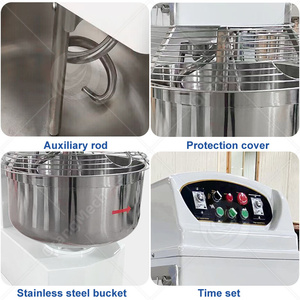 Mélangeur Spirale Automatique Haute Vitesse <span class=keywords><strong>60</strong></span> kg pour Pâte à Pain Français de Qualité Supérieure - Nouveauté Promotionnelle - Product Image 5
