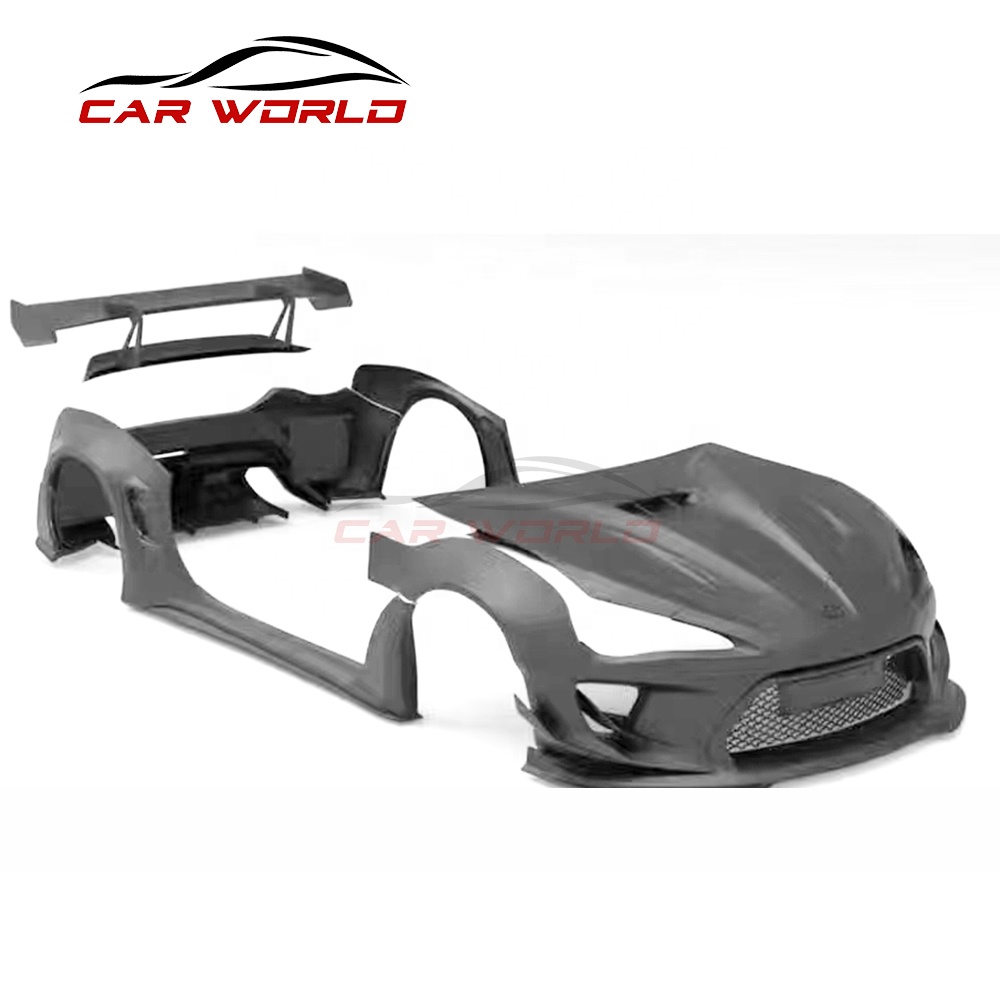 トヨタGT86ROBOTスタイルフロントリアバンパーサイドスカート用