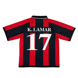 Camisas De Futebol Retro Fabricante Personalizado Barato De Alta Qualidade Bordados Design Listrado Clássico Futebol Jersey - Product Image 3