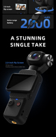 Kamera Vlog Murah Putar 360 Derajat 4K Ultra HD Mendukung Memori 128GB Tahan Air Zoom Optik 17x-30x Baterai 2000mAh