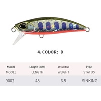 NOUVEAU Leurre coulant NEWMAJOR Minnow 48mm 6.5g, leurre dur ABS, 12 couleurs, pour achigan, perche, truite