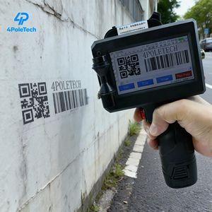 Imprimante jet d'encre <span class=keywords><strong>portable</strong></span> 4POLETEC 25,4 mm à séchage rapide pour codes QR et dates d'expiration - Product Image 1