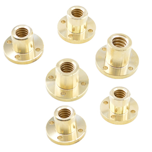 T5 T6 T8 T10 T12 CNC 3D máy in 8mm 12mm 14mm 16mm 20mm hình thang vít bóng dẫn vít và đai ốc bằng đồng - Product Image 4