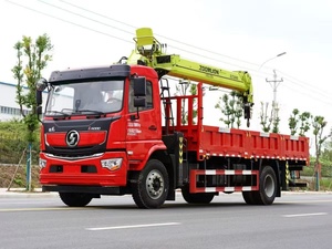 Grúa de Ingeniería Montada en Vehículo, Grúa de Camión de Eje Único Shaanxi de 8 Toneladas, Grúa Móvil de Pluma 6*4 con Cucharón de Agarre - Product Image 3