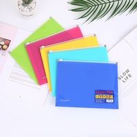 Carpeta de archivos portátil de PVC, bolsa de almacenamiento de documentos, suministros de papelería para oficina, B4/A4/A5/B6/DL