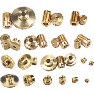 Componentes Centrales de Acero de Alta Precisión para Mecanizado CNC Personalizado: Engranaje de Motor, Caja de Cambios, Piñón Espiral de Tamaño Pequeño y Engranaje de Tornillo Sin Fin - Product Image 1