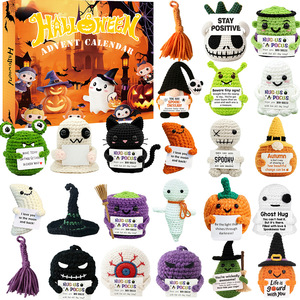 Caja Sorpresa <span class=keywords><strong>de</strong></span> Muñecas <span class=keywords><strong>de</strong></span> Ganchillo al por Mayor con Tarjetas Positivas, 24 Muñecas Amigurumi Hechas a Mano para Regalo <span class=keywords><strong>de</strong></span> Cuenta Regresiva <span class=keywords><strong>de</strong></span> Navidad - Product Image 2