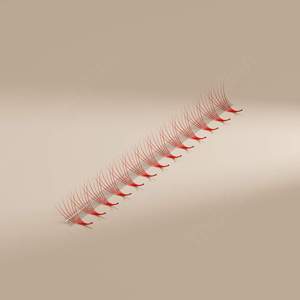 6D coreano PBT, Base estrecha y puntiaguda, ventilador prefabricado, extensión de pestañas, fábrica, enlazado por calor, aspecto natural, volumen, base delgada, ventilador Promade - Product Image 6