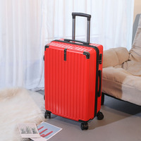 Valise à roulettes en polycarbonate rose mignonne personnalisée 20 24 28 pouces Vente en gros Valise à roulettes 22 26 pouces Bagages
