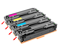 Kartrid Toner Warna Kompatibel Baru 216A W2410A W2411A W2412A W2413A Cartridges IJ Toner Universal untuk HP M115 M182 M183