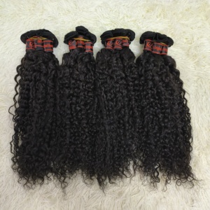Letsfly Kinky Curly & Deep Curly, mèches de cheveux 100% humains, 22 pouces, 50 grammes, trame de cheveux 100% humains, 20 pièces, vente en gros, direct usine - Product Image 5