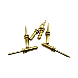 Nhà Máy bán hàng trực tiếp tùy chỉnh <span class=keywords><strong>Brass</strong></span> thiết bị đầu cuối pins vàng/bạc/Nickel mạ điện Plug-in loại tùy chỉnh khối thiết bị đầu cuối - Product Image 4