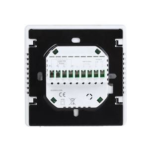 Termostato touchscreen WIFI bianco o nero per impianto di riscaldamento a pavimento - Product Image 3