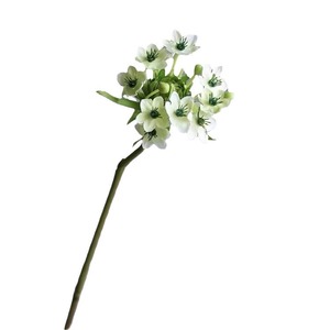 ดอกไม้หัวใจเบธเลเฮมกำมะหยี่เทียม Haiyi สีขาว ชมพู ม่วง ทำจาก PVC สำหรับตกแต่งงานแต่งงานและบ้าน - Product Image 5
