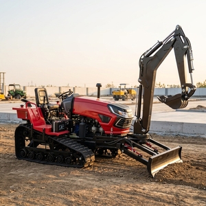 Free Shipping Agricultural Machine Engine Mini Tractor High Power 50hp 80hp 100hp Crawler <b>Cultivator</b> Factory Direct 50HP 80HP 10 - Product Image 1